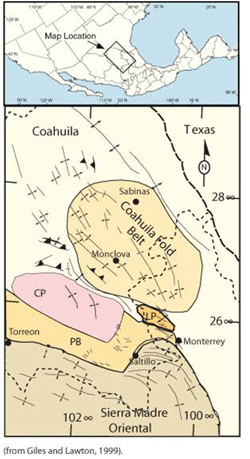 Locational Map of La Popa basin